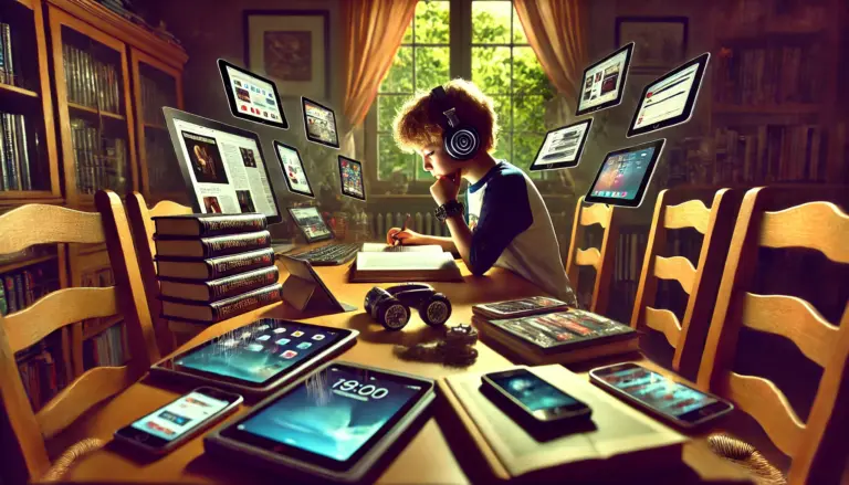 The influence of technology and social networks on children's learning problems